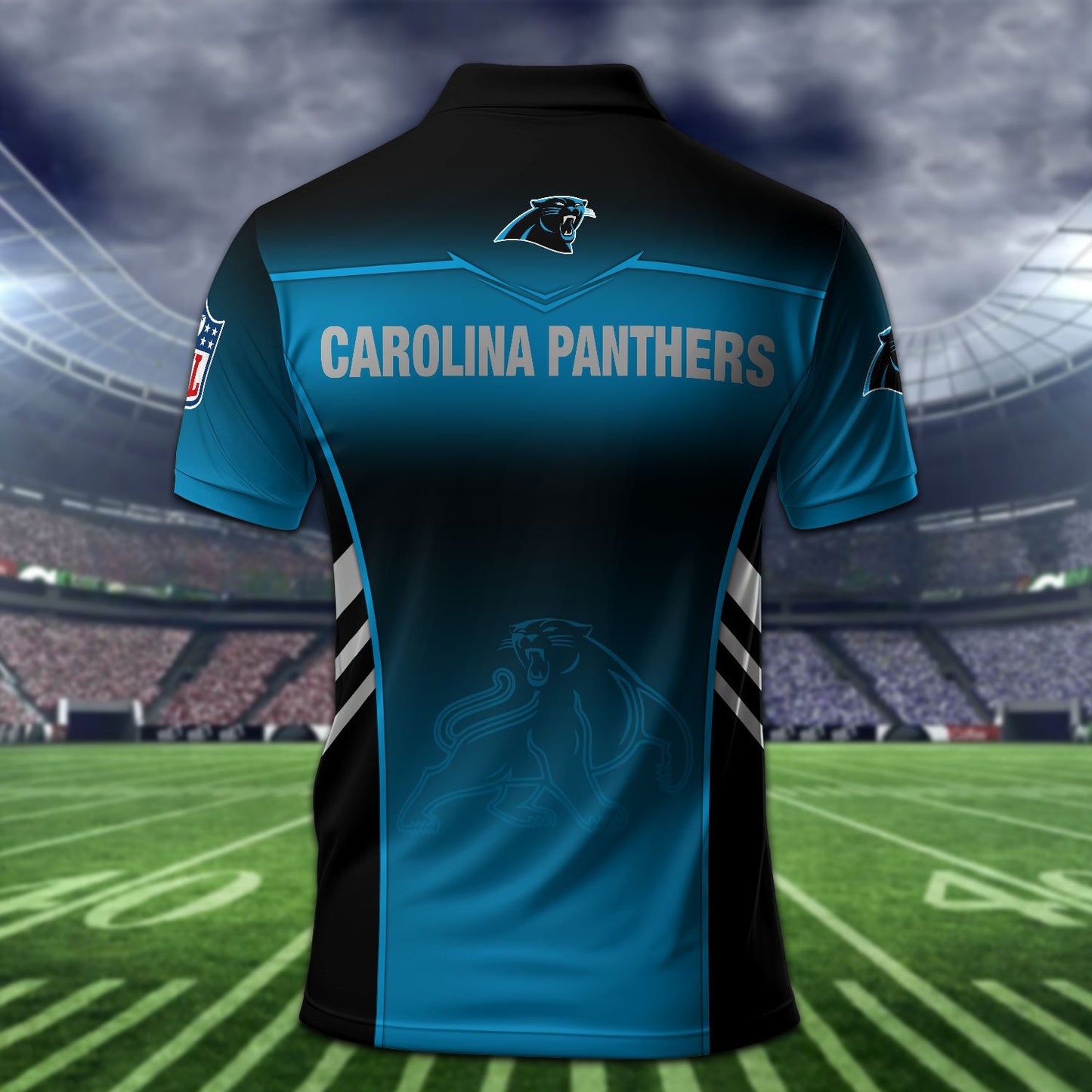 Carolina Panthers Personalized Men Polo Shirt AZBTPLS000335