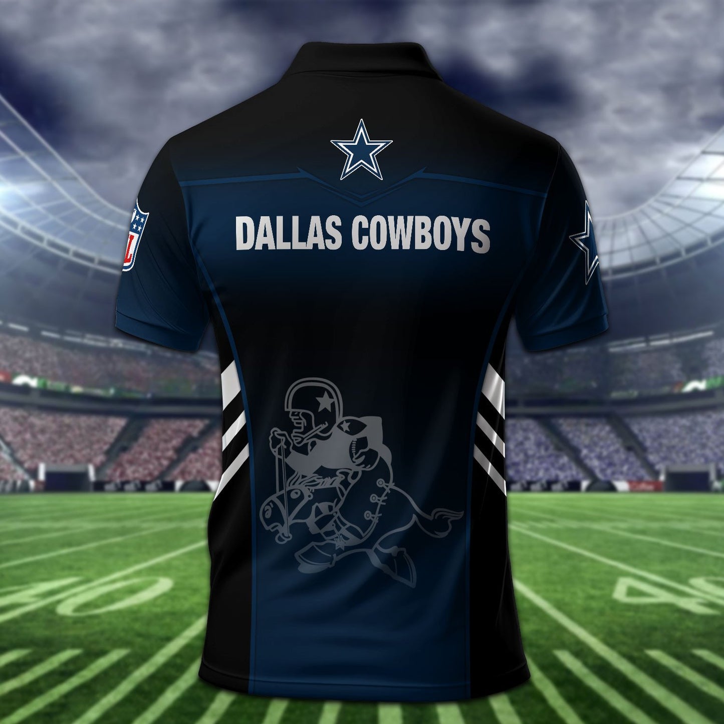 Dallas Cowboys Personalized Men Polo Shirt AZBTPLS000263