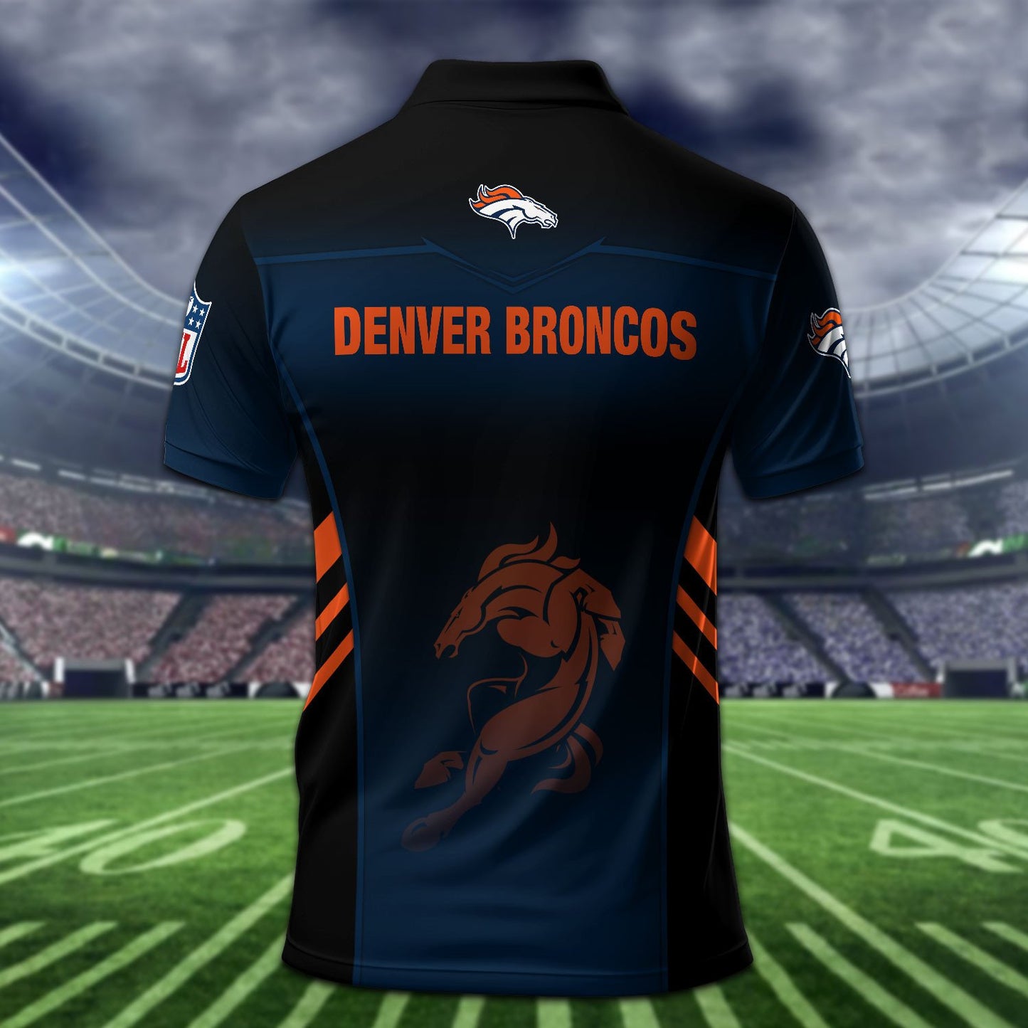 Denver Broncos Personalized Men Polo Shirt AZBTPLS000264