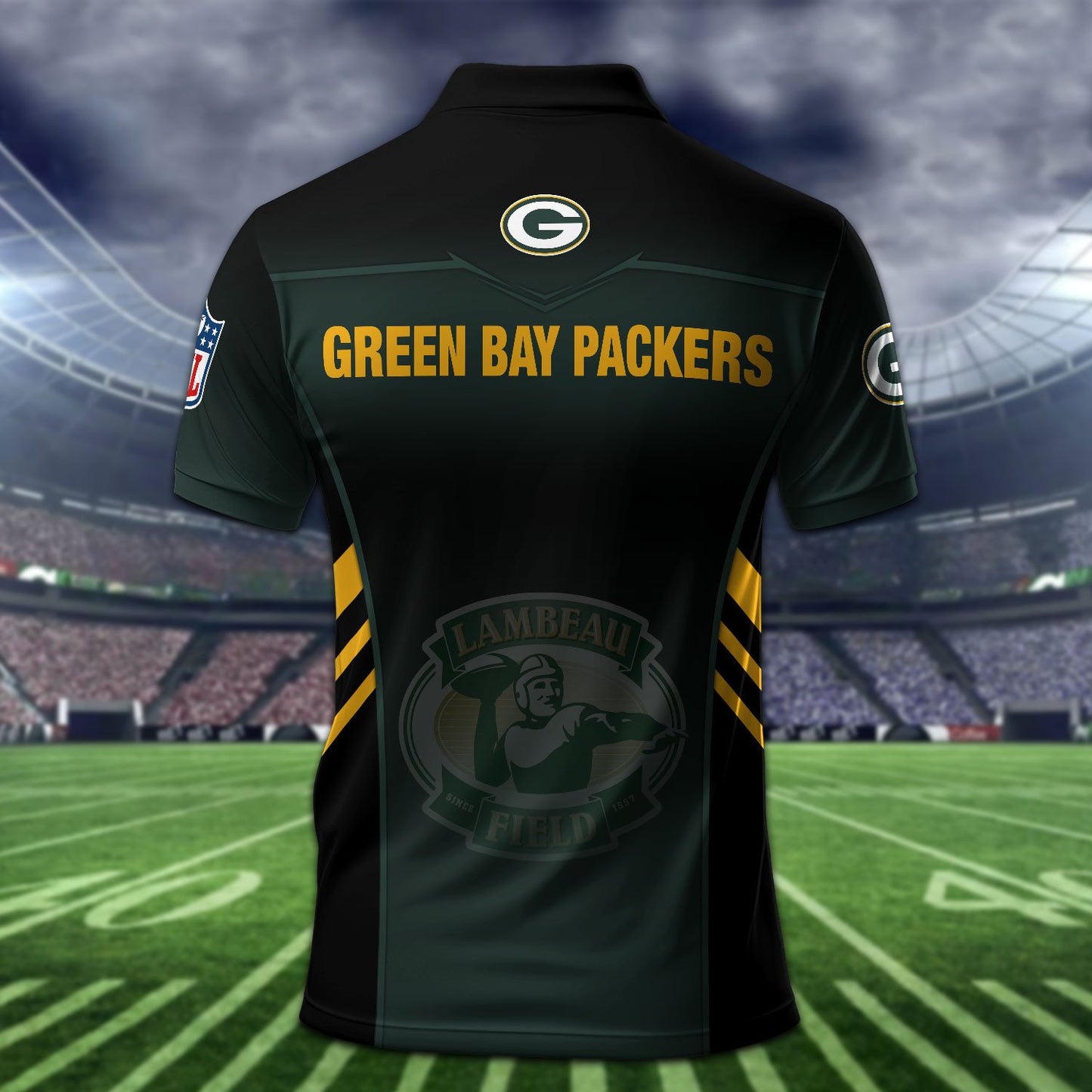 Green Bay Packers Personalized Men Polo Shirt AZBTPLS000266