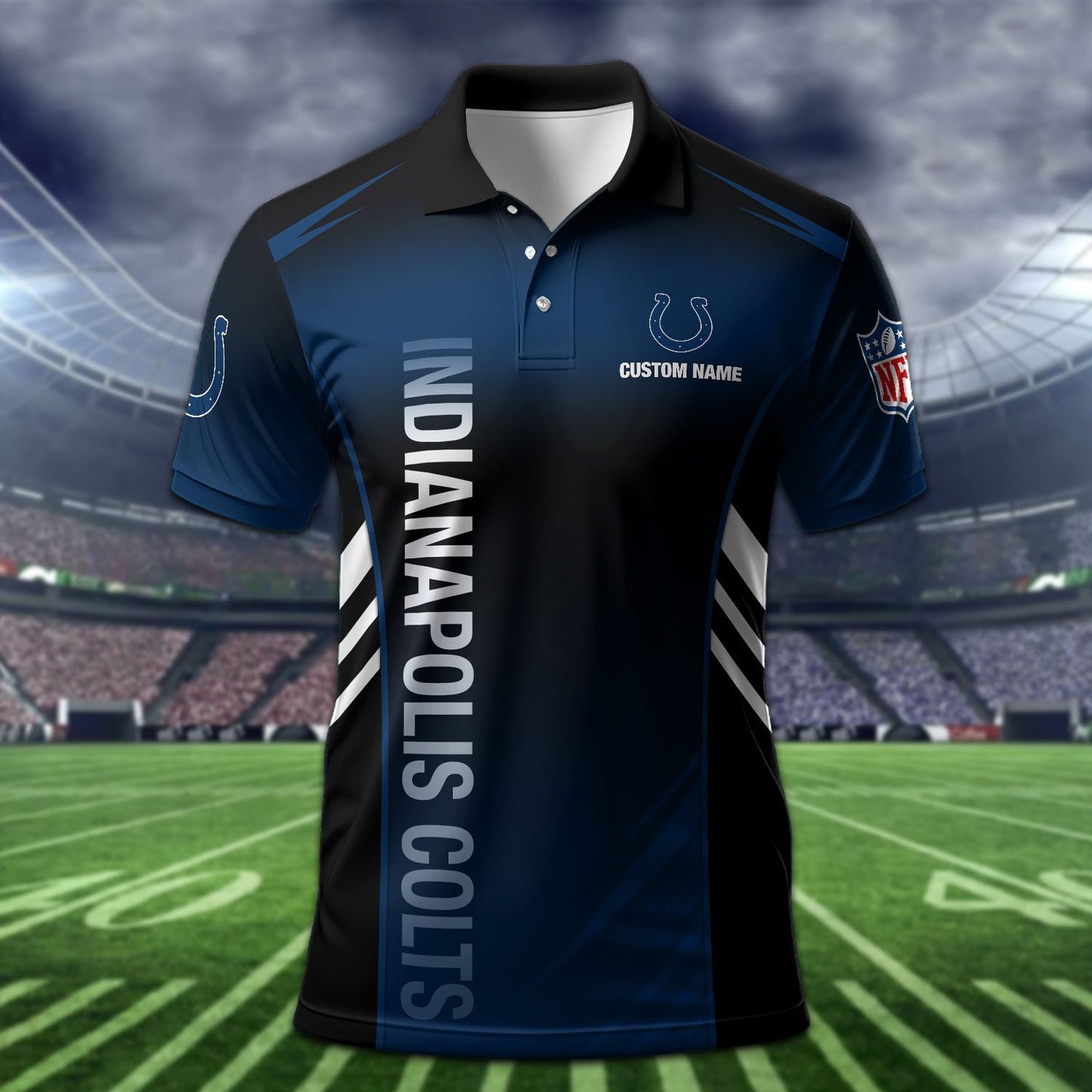Indianapolis Colts Personalized Men Polo Shirt AZBTPLS000268