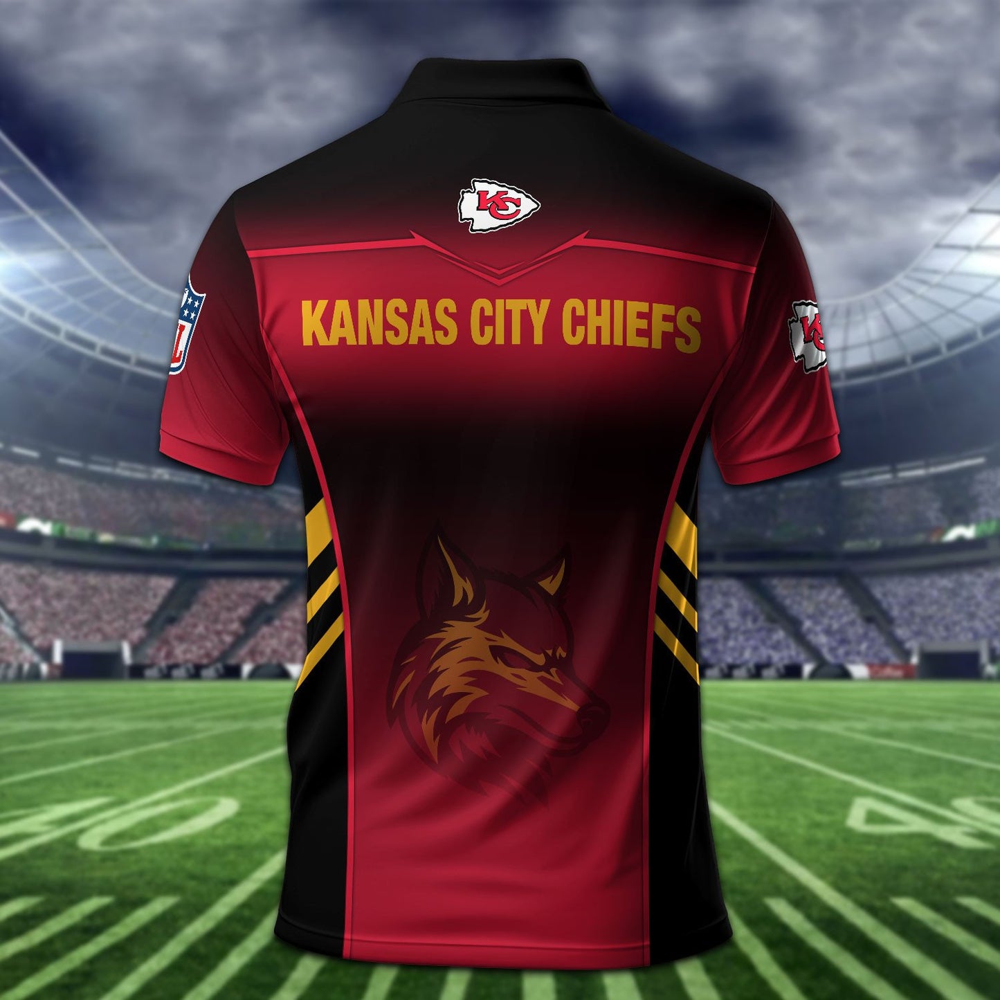 Kansas City Chiefs Personalized Men Polo Shirt AZBTPLS000270