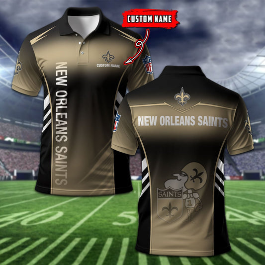 New Orleans Saints Personalized Men Polo Shirt AZBTPLS000277