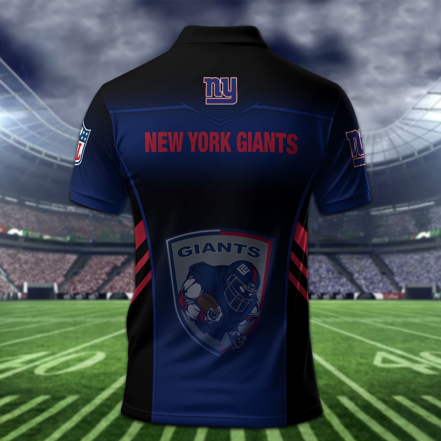 New York Giants Personalized Men Polo Shirt AZBTPLS000278