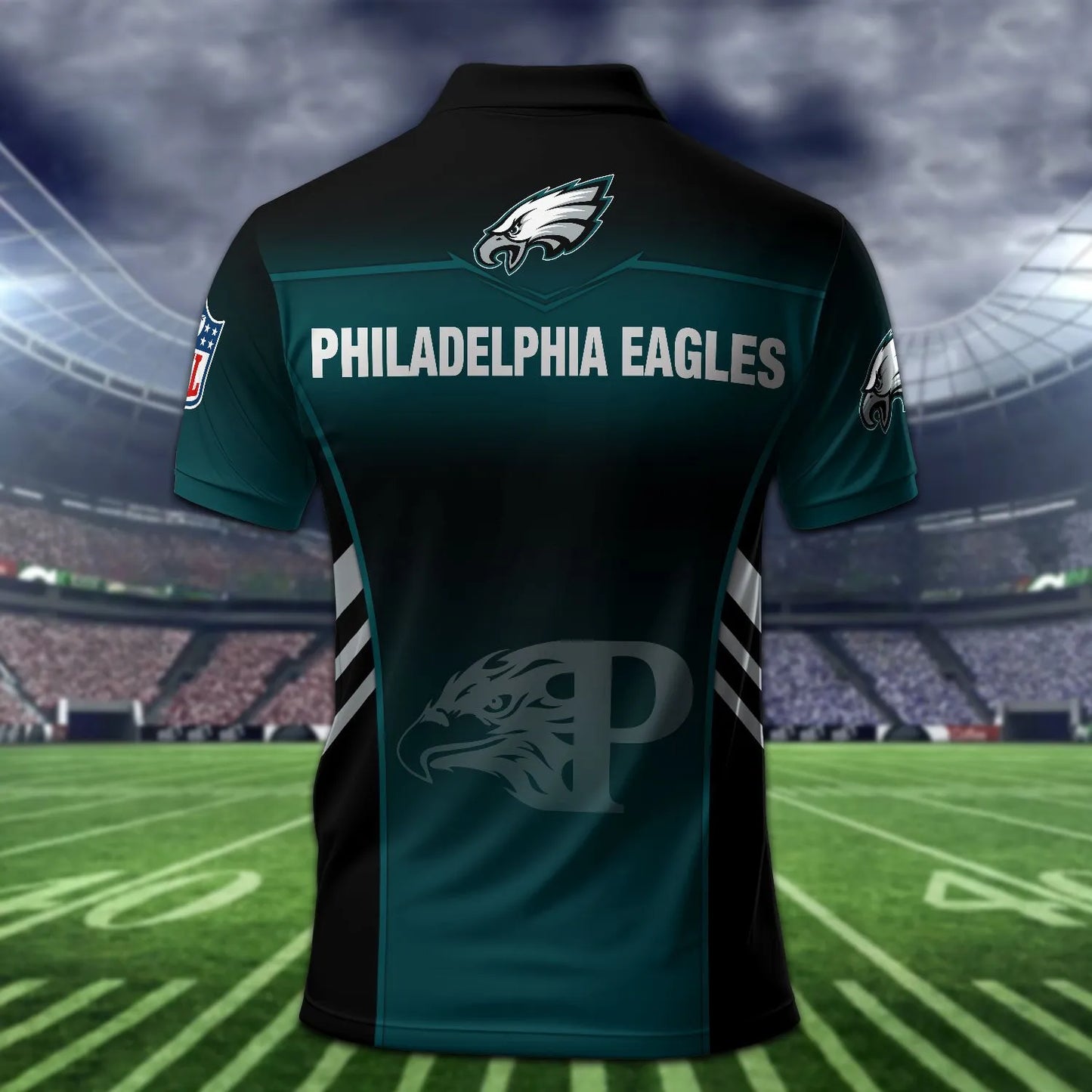 Philadelphia Eagles Personalized Men Polo Shirt AZBTPLS000280