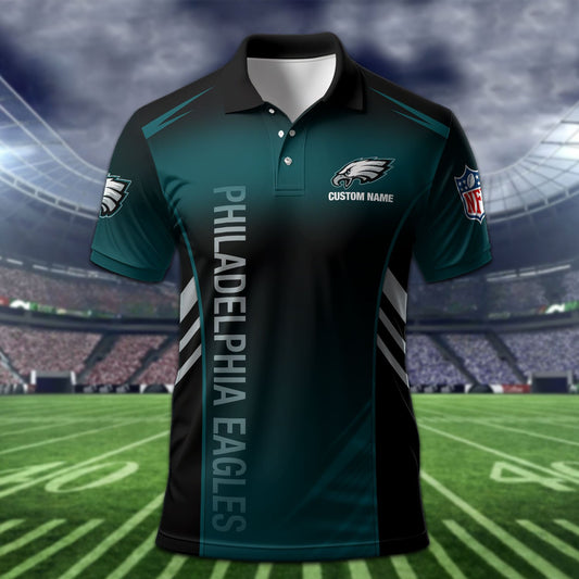 Philadelphia Eagles Personalized Men Polo Shirt AZBTPLS000280