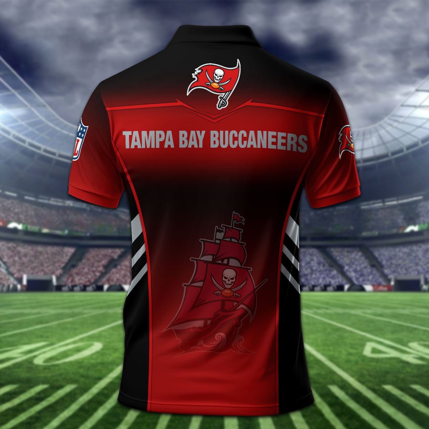 Tampa Bay Buccaneers Personalized Men Polo Shirt AZBTPLS000284