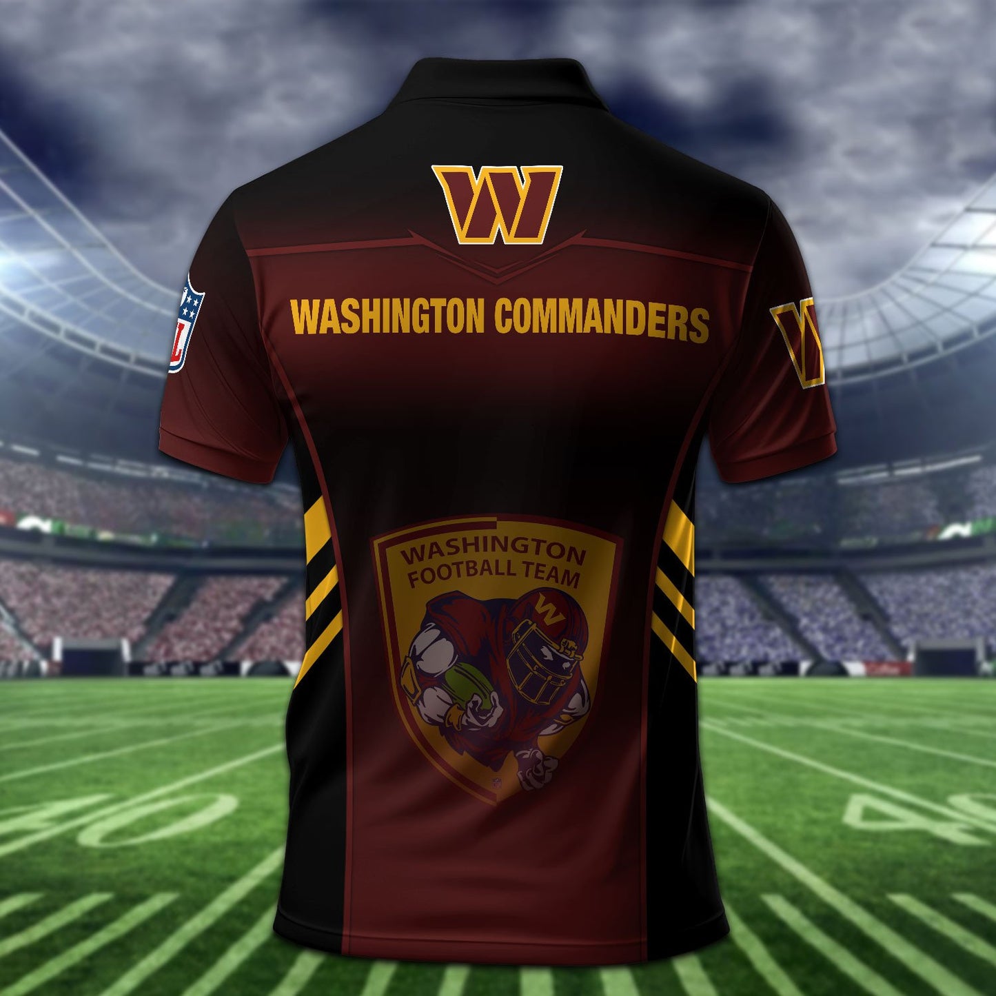Washington Commanders Personalized Men Polo Shirt AZBTPLS000286