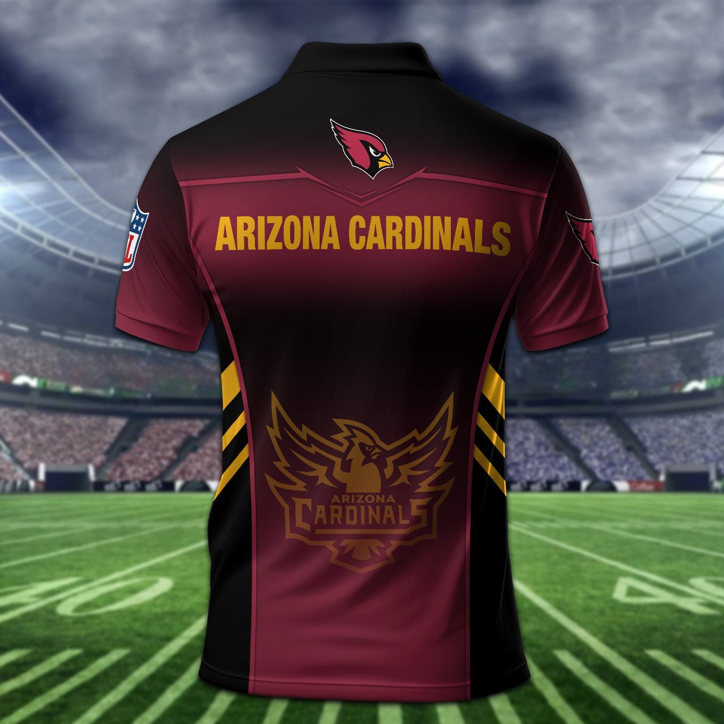 Arizona Cardinals Personalized Men Polo Shirt AZBTPLS000331