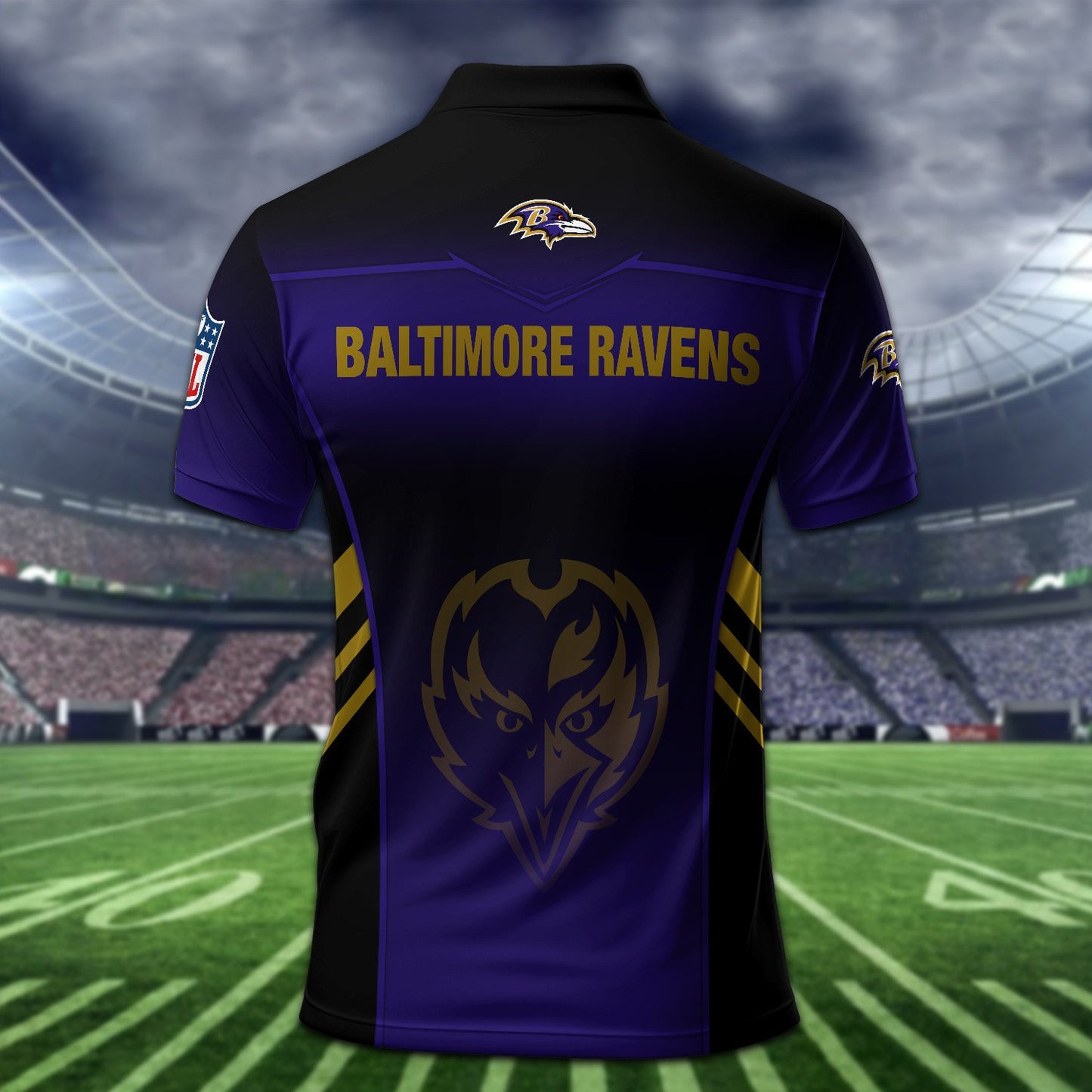 Baltimore Ravens Personalized Men Polo Shirt AZBTPLS000333
