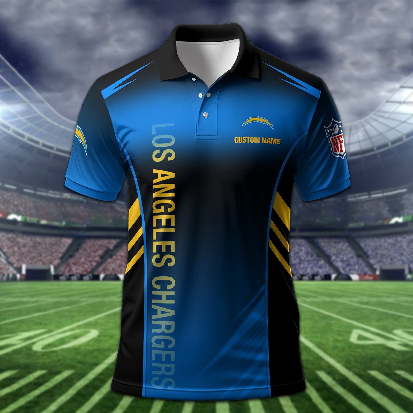 Los Angeles Chargers Personalized Men Polo Shirt AZBTPLS000272