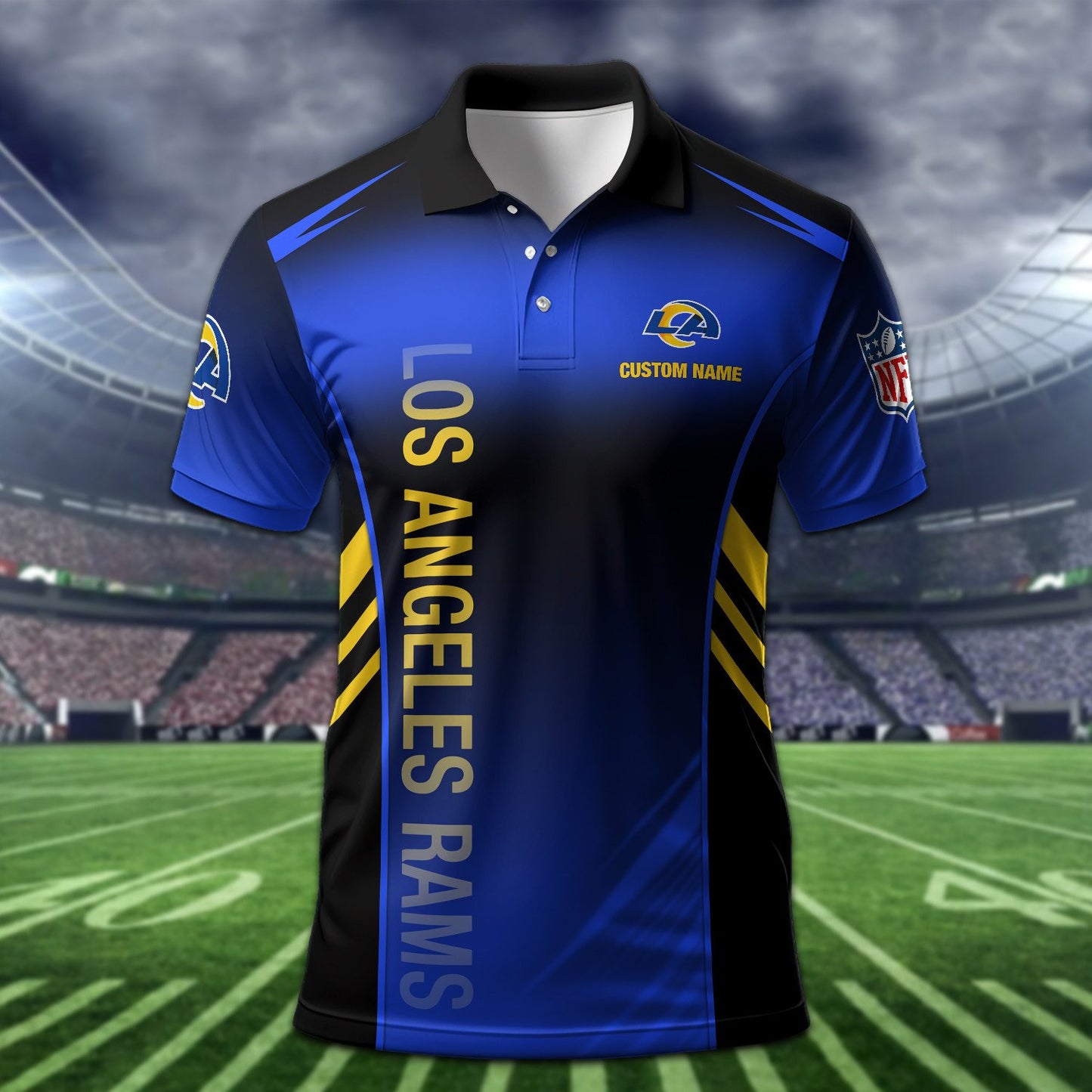 Los Angeles Rams Personalized Men Polo Shirt AZBTPLS000273