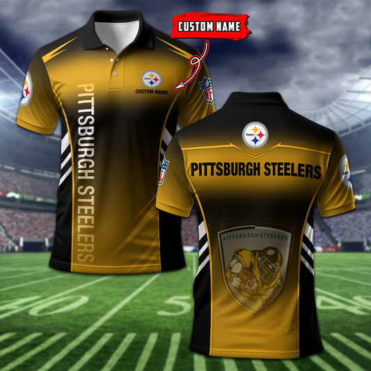 Pittsburgh Steelers Personalized Men Polo Shirt AZBTPLS000281