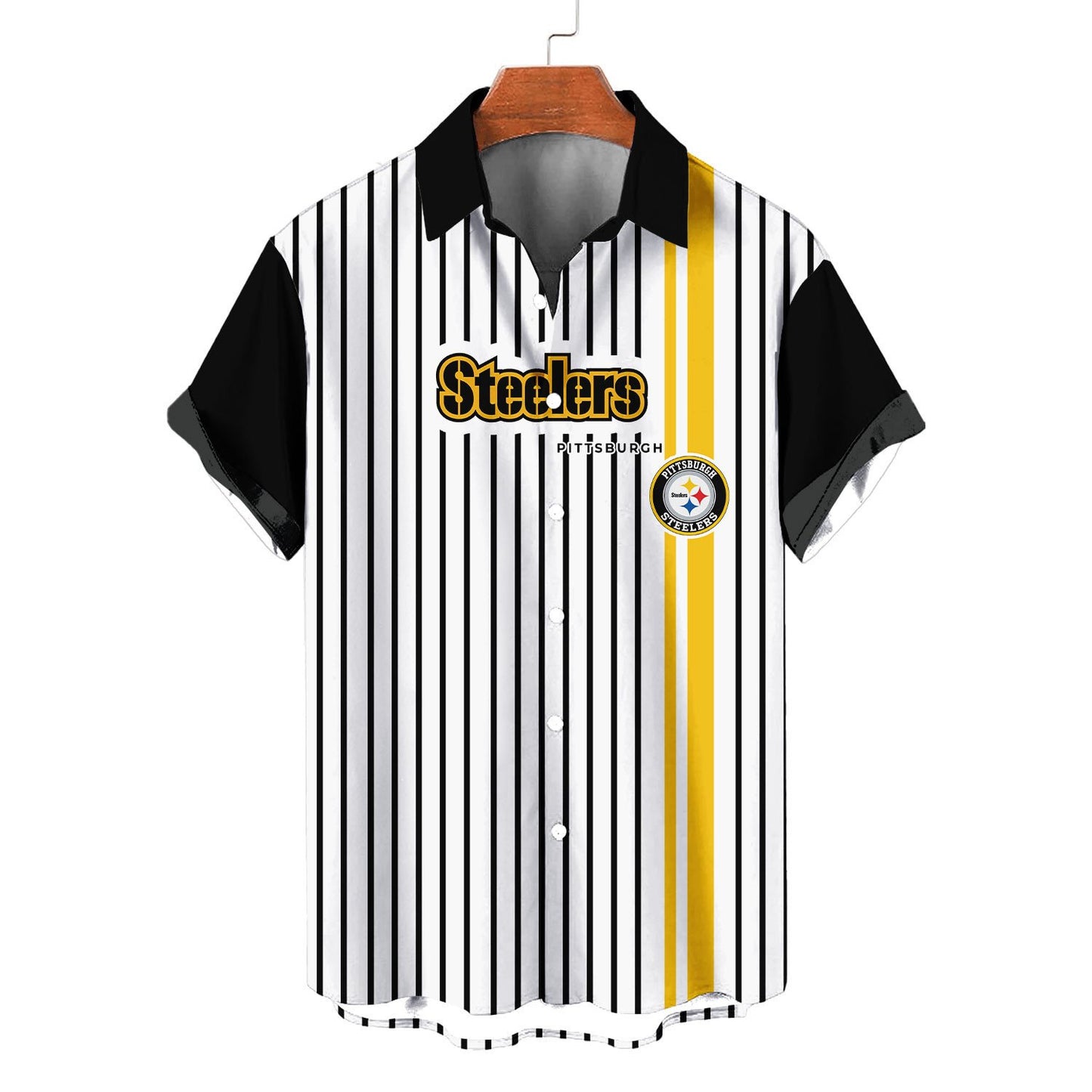 Pittsburgh Steelers Classic Retro Mascot Line Hawaiian Shirt AZBTHWS000067