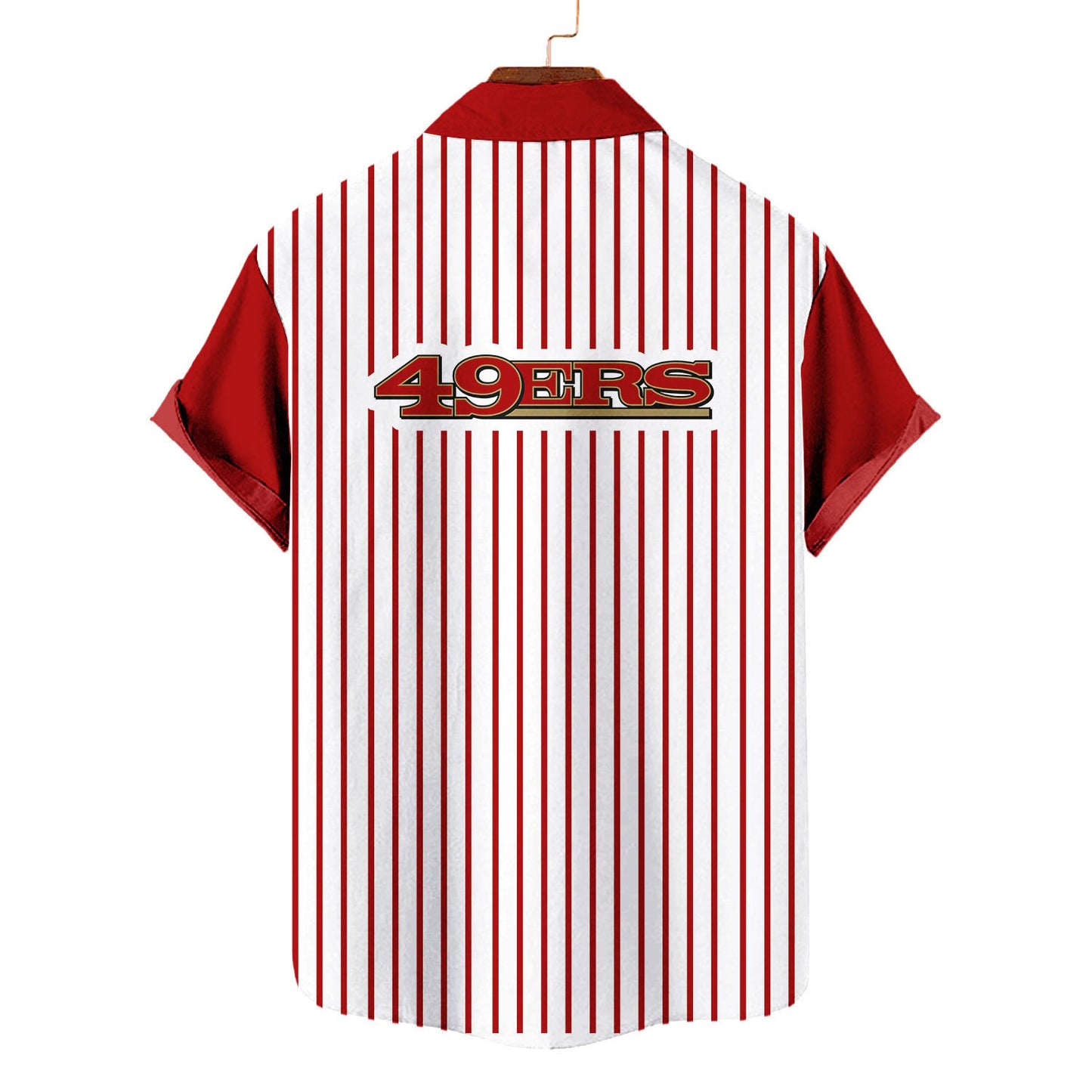 San Francisco 49ers Classic Retro Mascot Line Hawaiian Shirt AZBTHWS000068
