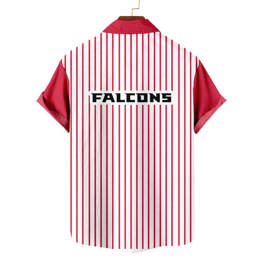 Atlanta Falcons Classic Retro Mascot Line Hawaiian Shirt AZBTHWS000075