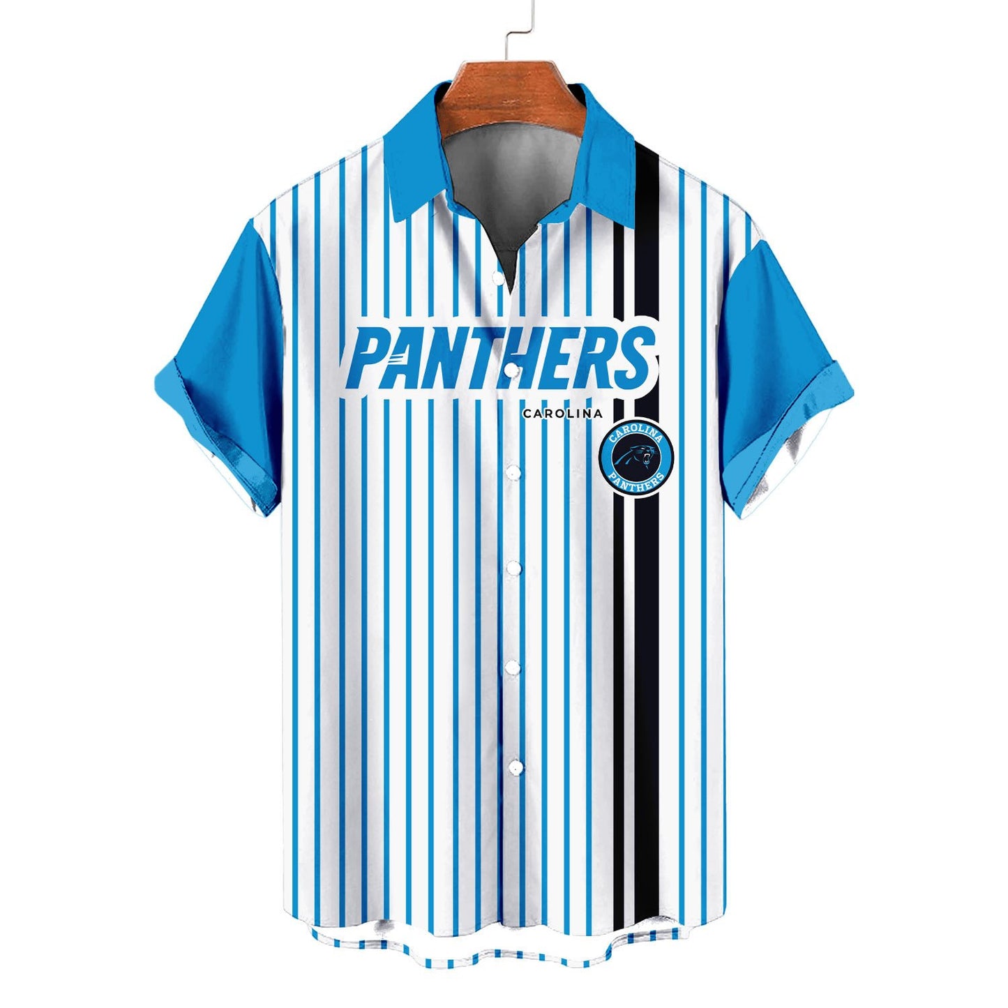 Carolina Panthers Classic Retro Mascot Line Hawaiian Shirt AZBTHWS000076
