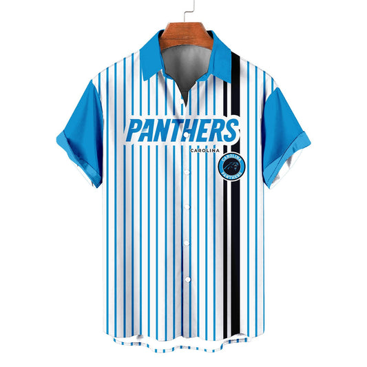 Carolina Panthers Classic Retro Mascot Line Hawaiian Shirt AZBTHWS000076