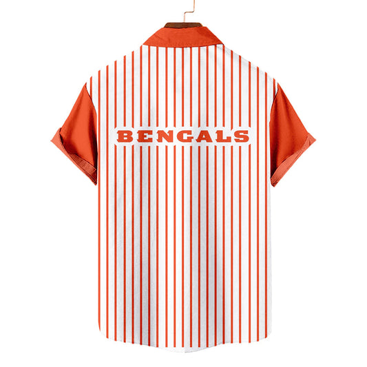 Cincinnati Bengals Classic Retro Mascot Line Hawaiian Shirt AZBTHWS000077