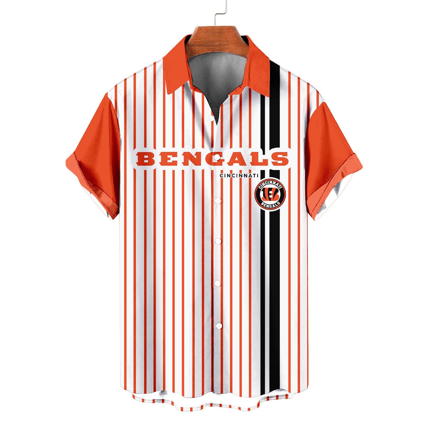 Cincinnati Bengals Classic Retro Mascot Line Hawaiian Shirt AZBTHWS000077