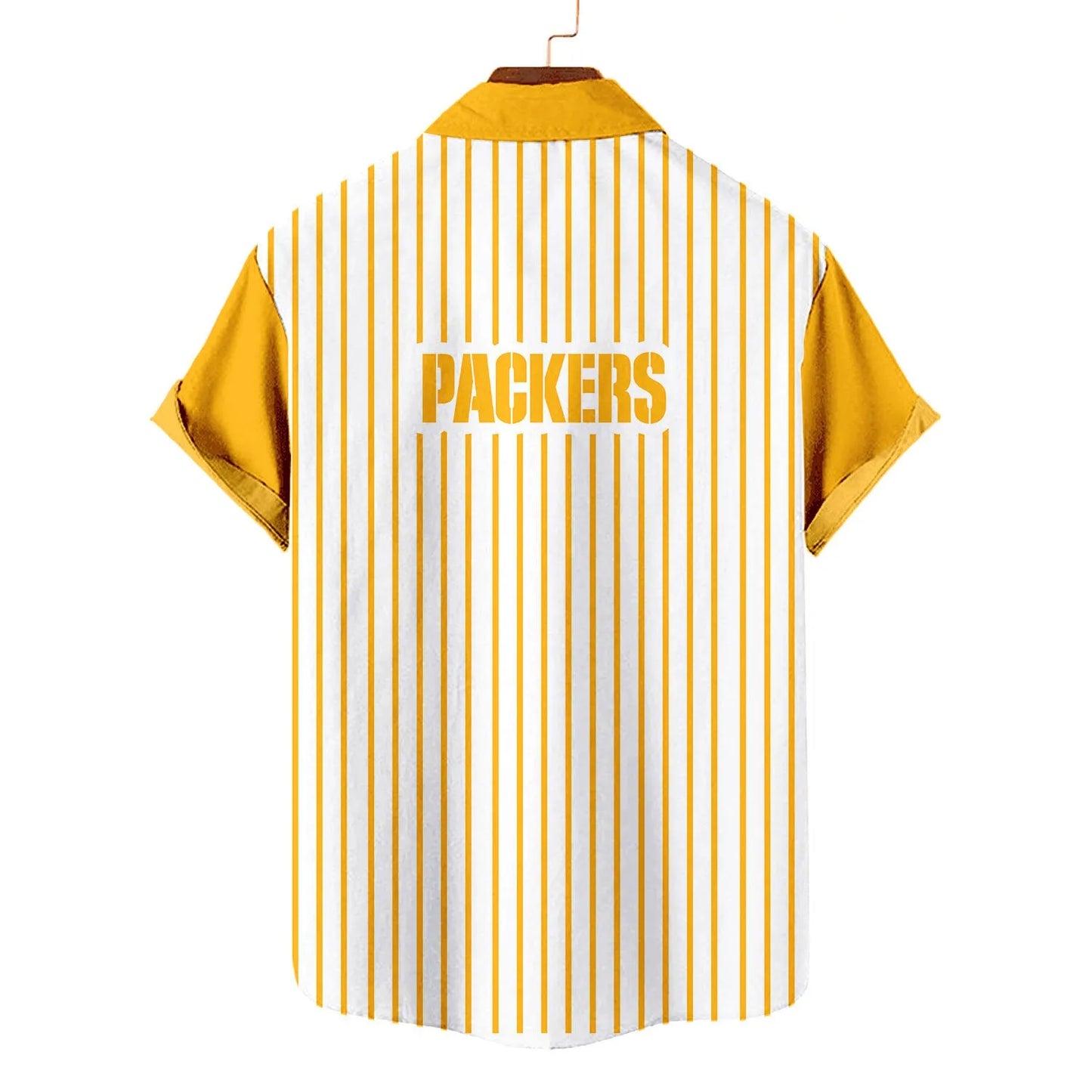 Green Bay Packers Classic Retro Mascot Line Hawaiian Shirt AZBTHWS000084
