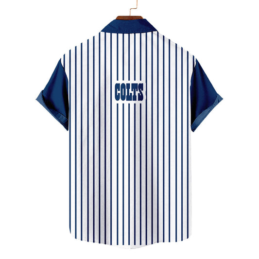 Indianapolis Colts Classic Retro Mascot Line Hawaiian Shirt AZBTHWS000083