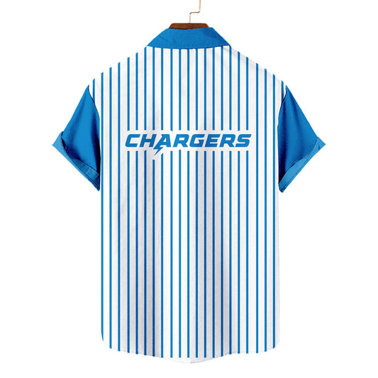 Los Angeles Chargers Classic Retro Mascot Line Hawaiian Shirt AZBTHWS000086