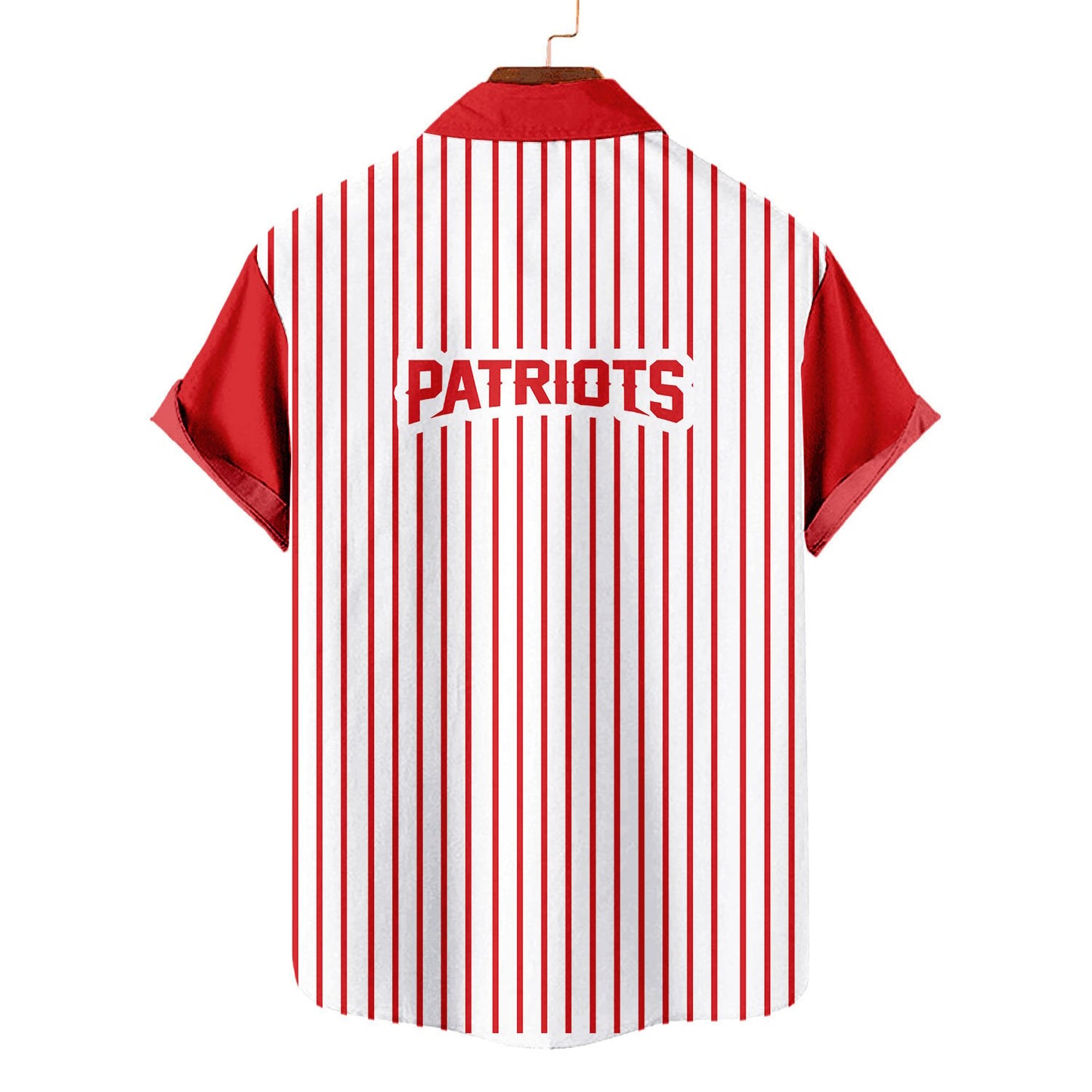 New England Patriots Classic Retro Mascot Line Hawaiian Shirt AZBTHWS000089