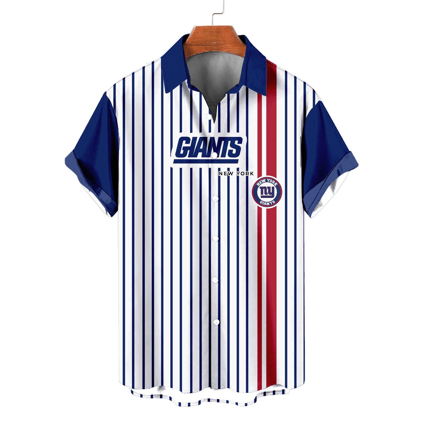 New York Giants Classic Retro Mascot Line Hawaiian Shirt AZBTHWS000092