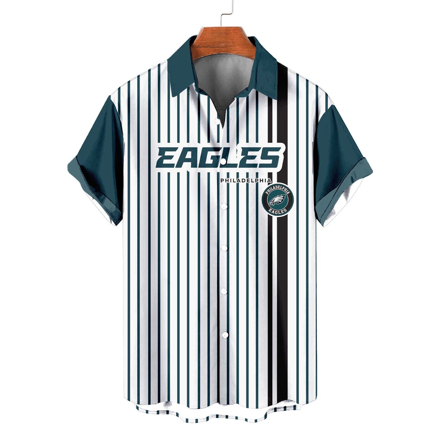 Philadelphia Eagles Classic Retro Mascot Line Hawaiian Shirt AZBTHWS000091