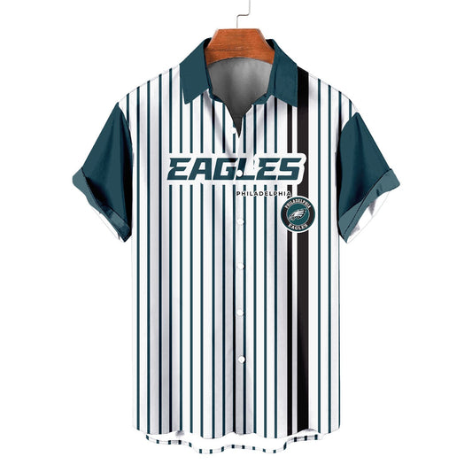 Philadelphia Eagles Classic Retro Mascot Line Hawaiian Shirt AZBTHWS000091