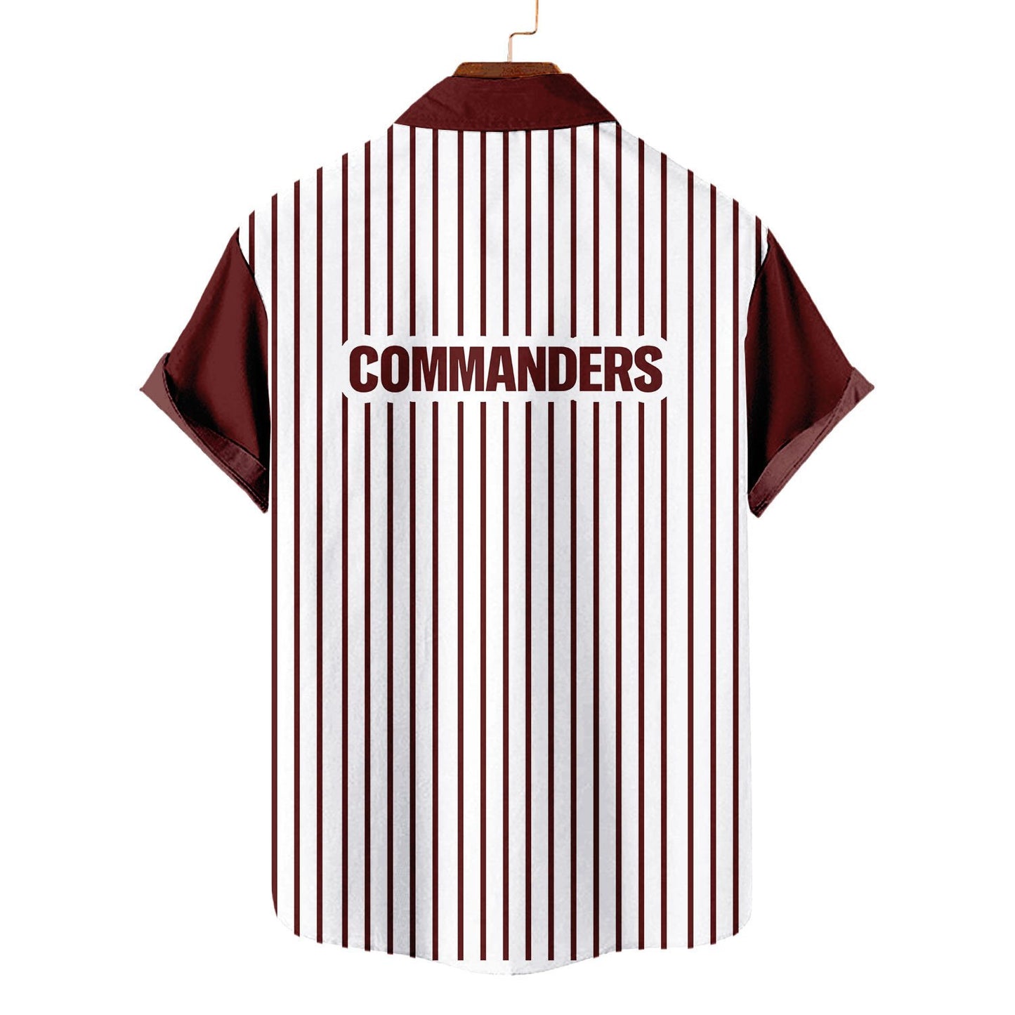 Washington Commanders Classic Retro Mascot Line Hawaiian Shirt AZBTHWS000096