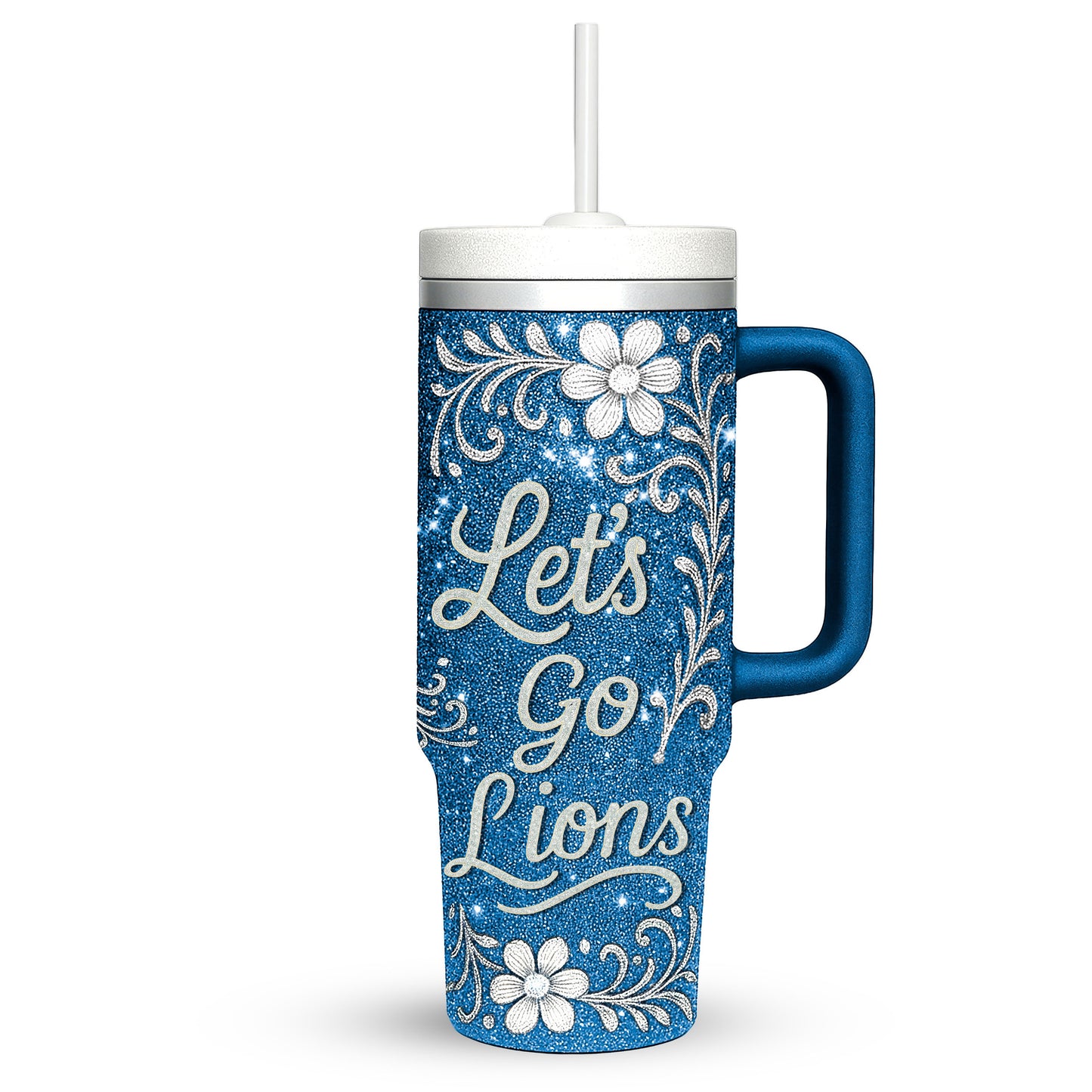 Detroit Lions Personalized This Girl Loves Her Team Premium 40oz Tumbler AZBT40OZ000203