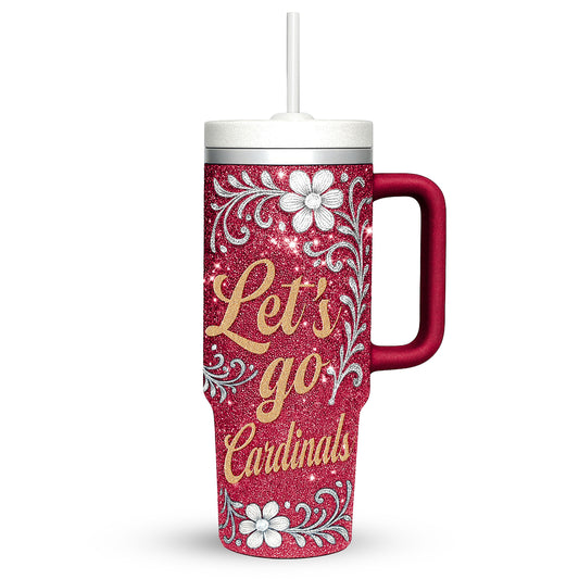 Arizona Cardinals Personalized This Girl Loves Her Team Premium 40oz Tumbler AZBT40OZ000192