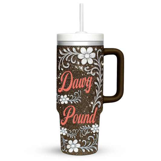 Cleveland Browns Personalized This Girl Loves Her Team Premium 40oz Tumbler AZBT40OZ000200