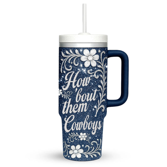Dallas Cowboys Personalized This Girl Loves Her Team Premium 40oz Tumbler AZBT40OZ000201