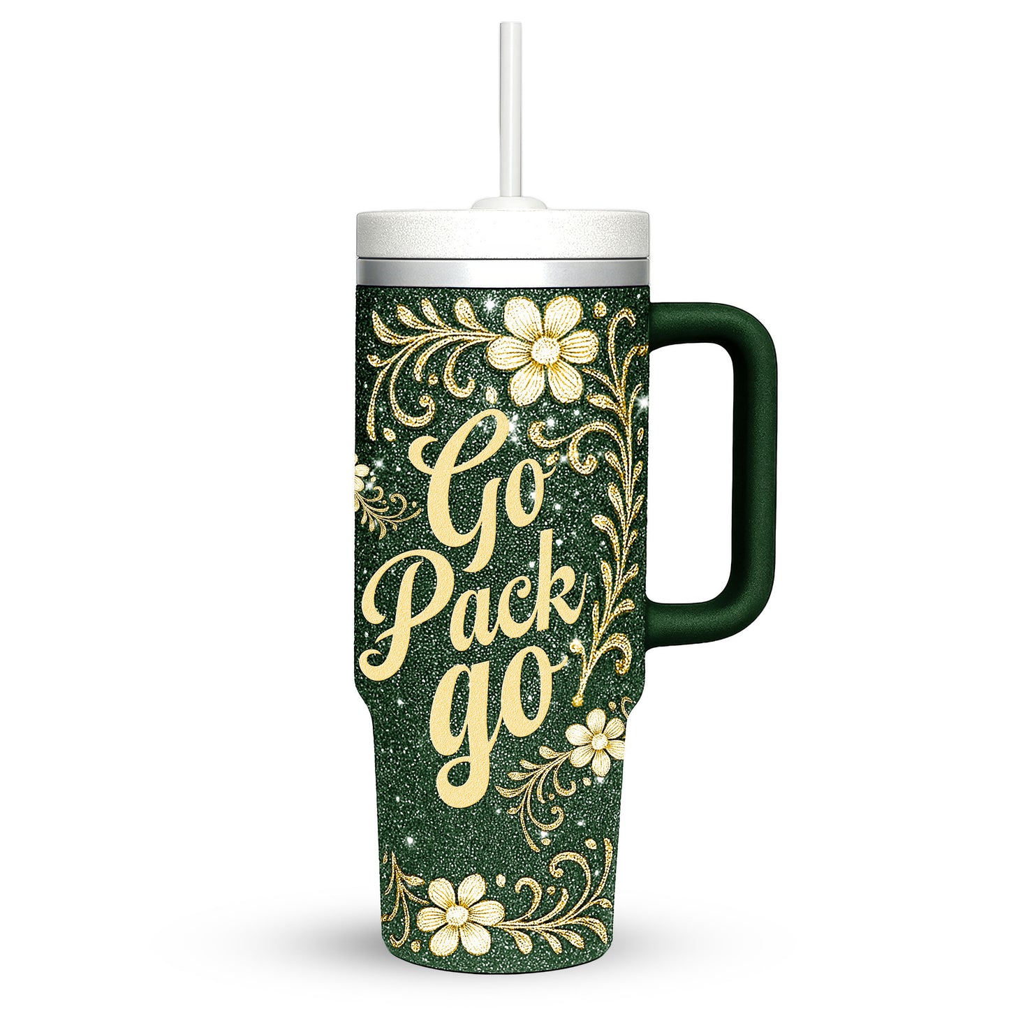 Green Bay Packers Personalized This Girl Loves Her Team Premium 40oz Tumbler AZBT40OZ000204