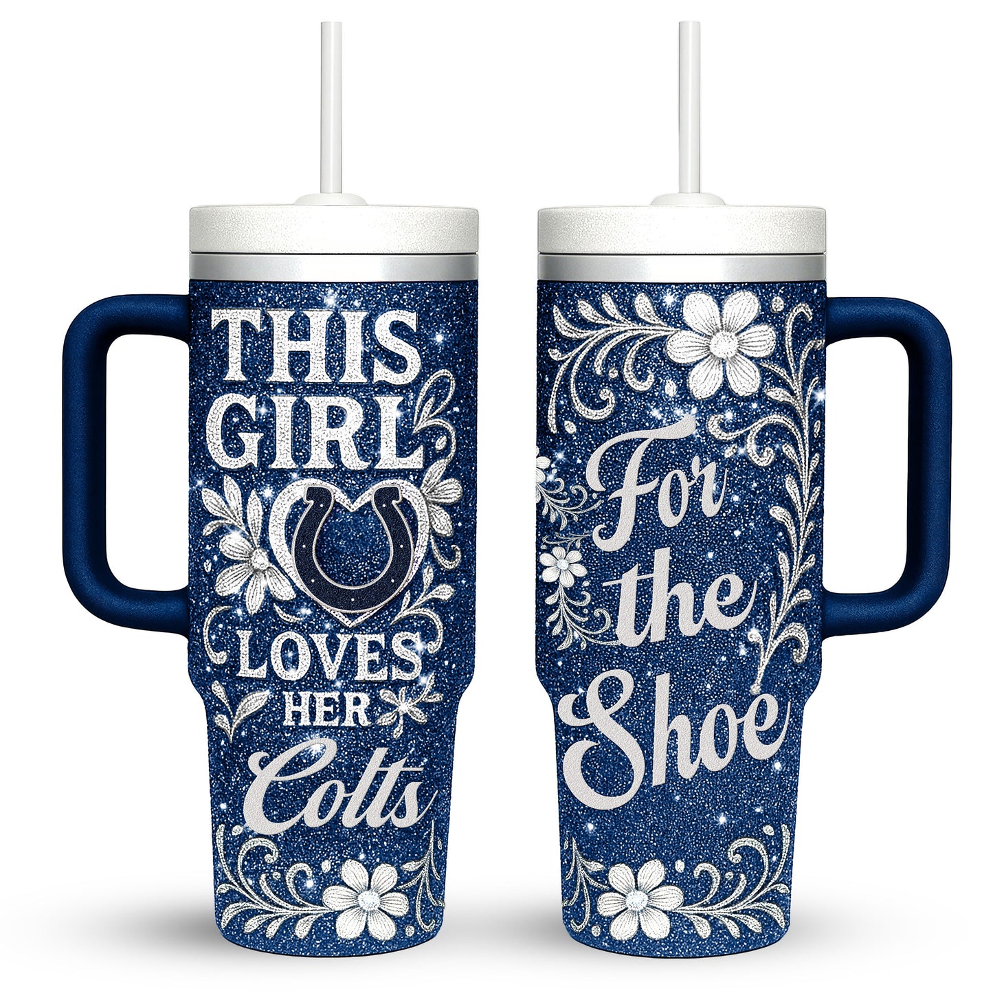 Indianapolis Colts Personalized This Girl Loves Her Team Premium 40oz Tumbler AZBT40OZ000206