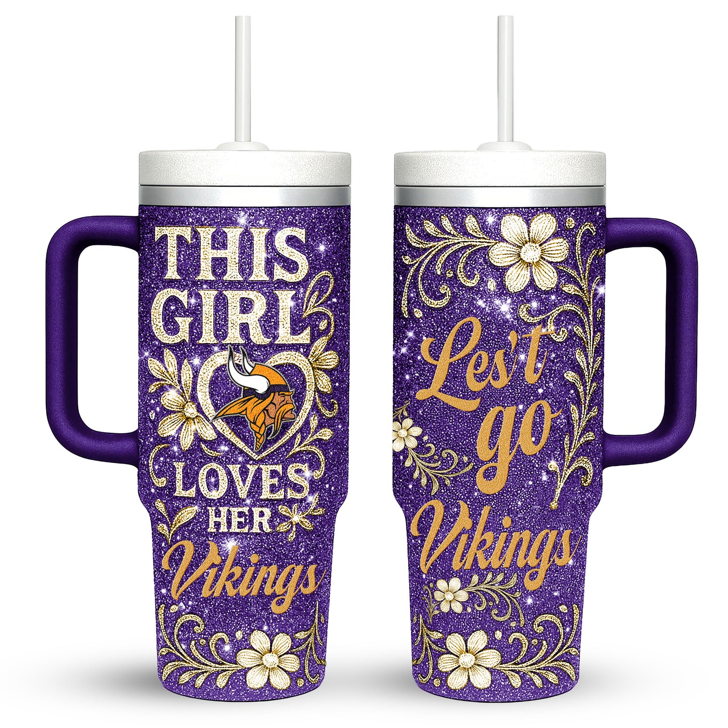 Kansas City Chiefs Personalized This Girl Loves Her Team Premium 40oz Tumbler AZBT40OZ000208