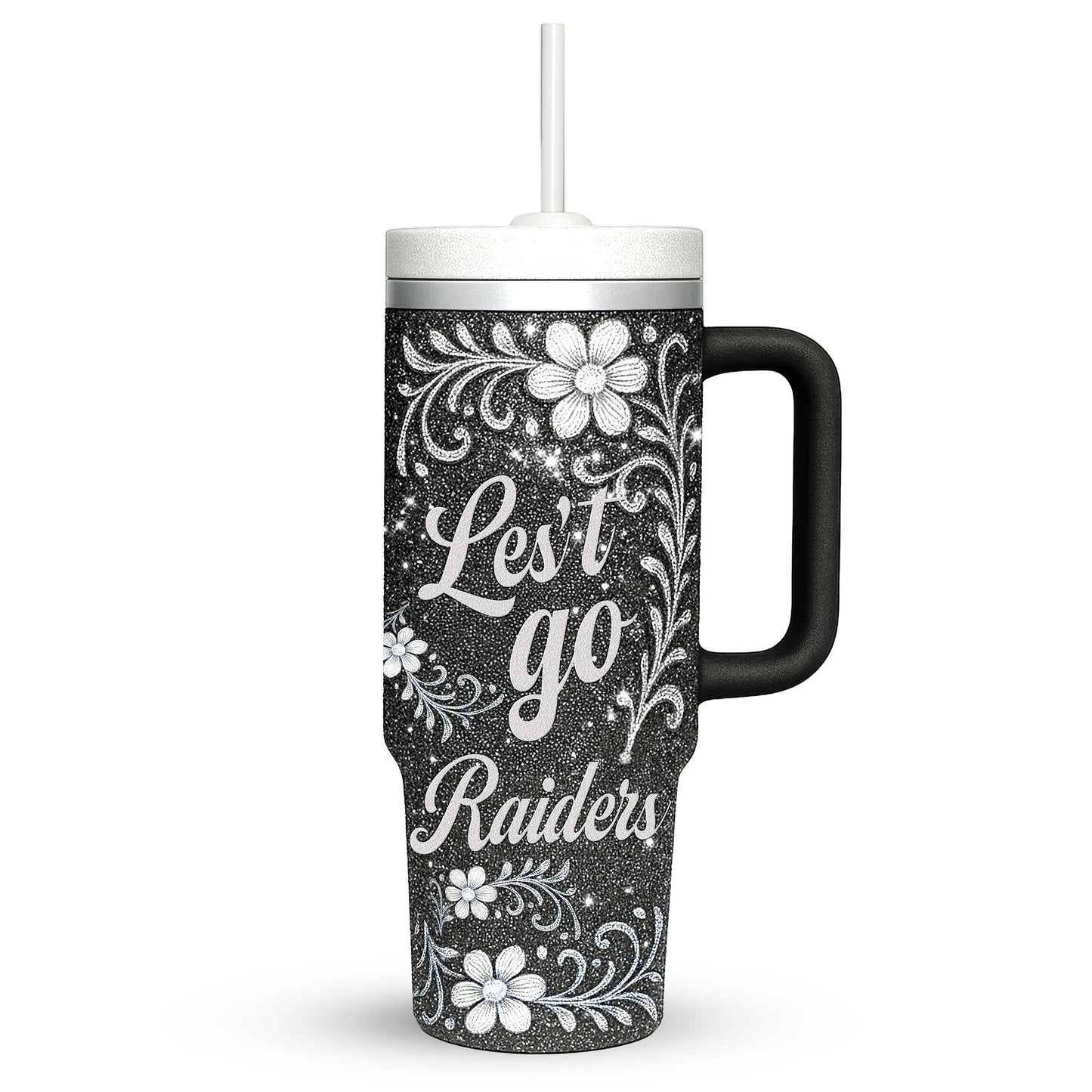 Las Vegas Raiders Personalized This Girl Loves Her Team Premium 40oz Tumbler AZBT40OZ000209