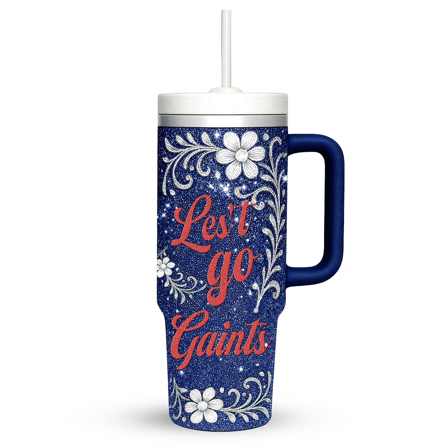 New York Giants Personalized This Girl Loves Her Team Premium 40oz Tumbler AZBT40OZ000216