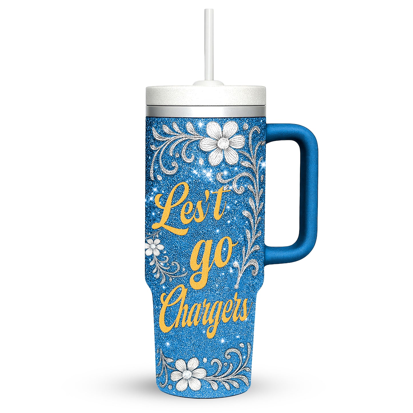 Los Angeles Chargers Personalized This Girl Loves Her Team Premium 40oz Tumbler AZBT40OZ000210