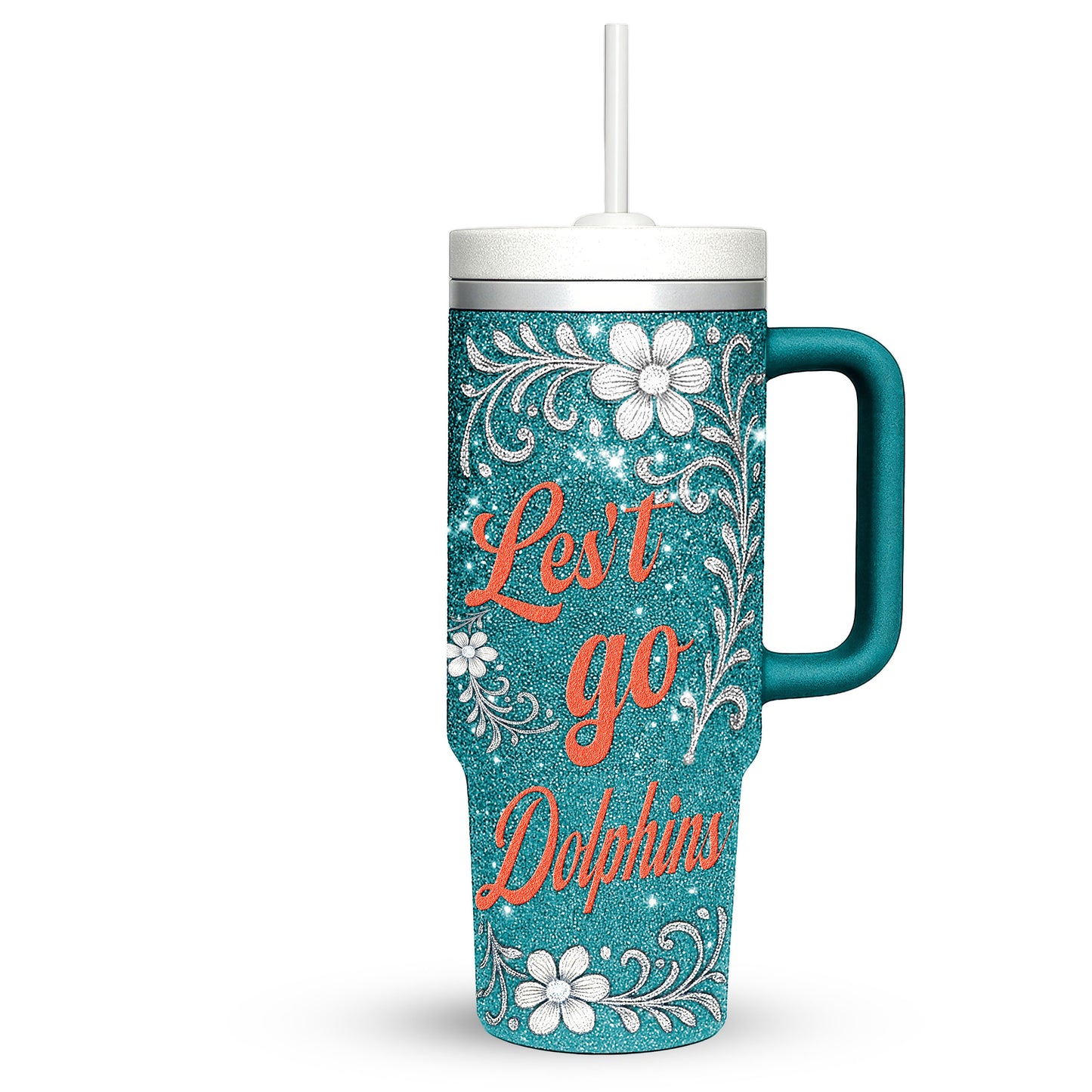 Miami Dolphins Personalized This Girl Loves Her Team Premium 40oz Tumbler AZBT40OZ000212