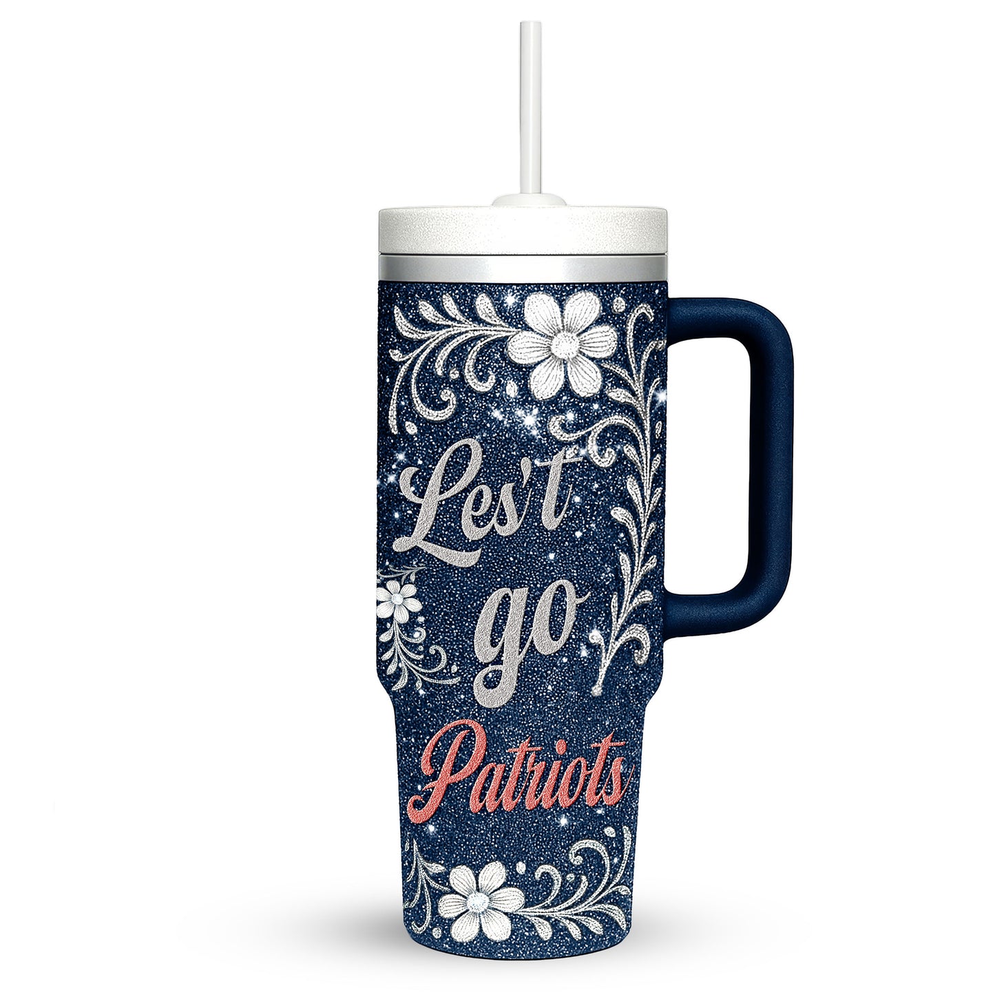 New England Patriots Personalized This Girl Loves Her Team Premium 40oz Tumbler AZBT40OZ000214