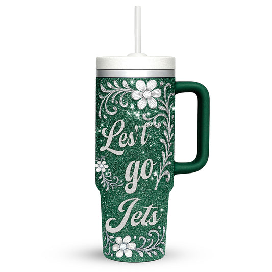New York Jets Personalized This Girl Loves Her Team Premium 40oz Tumbler AZBT40OZ000217