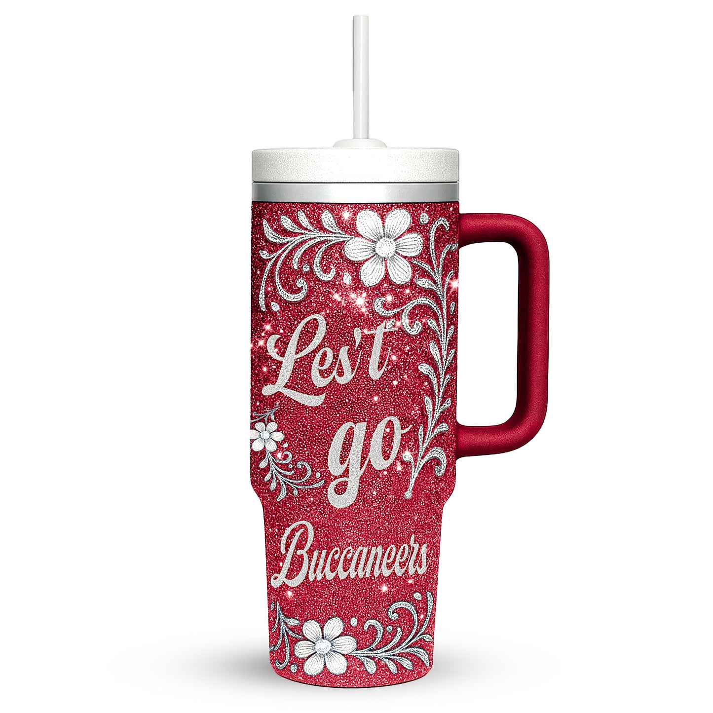 Tampa Bay Buccaneers Personalized This Girl Loves Her Team Premium 40oz Tumbler AZBT40OZ000222