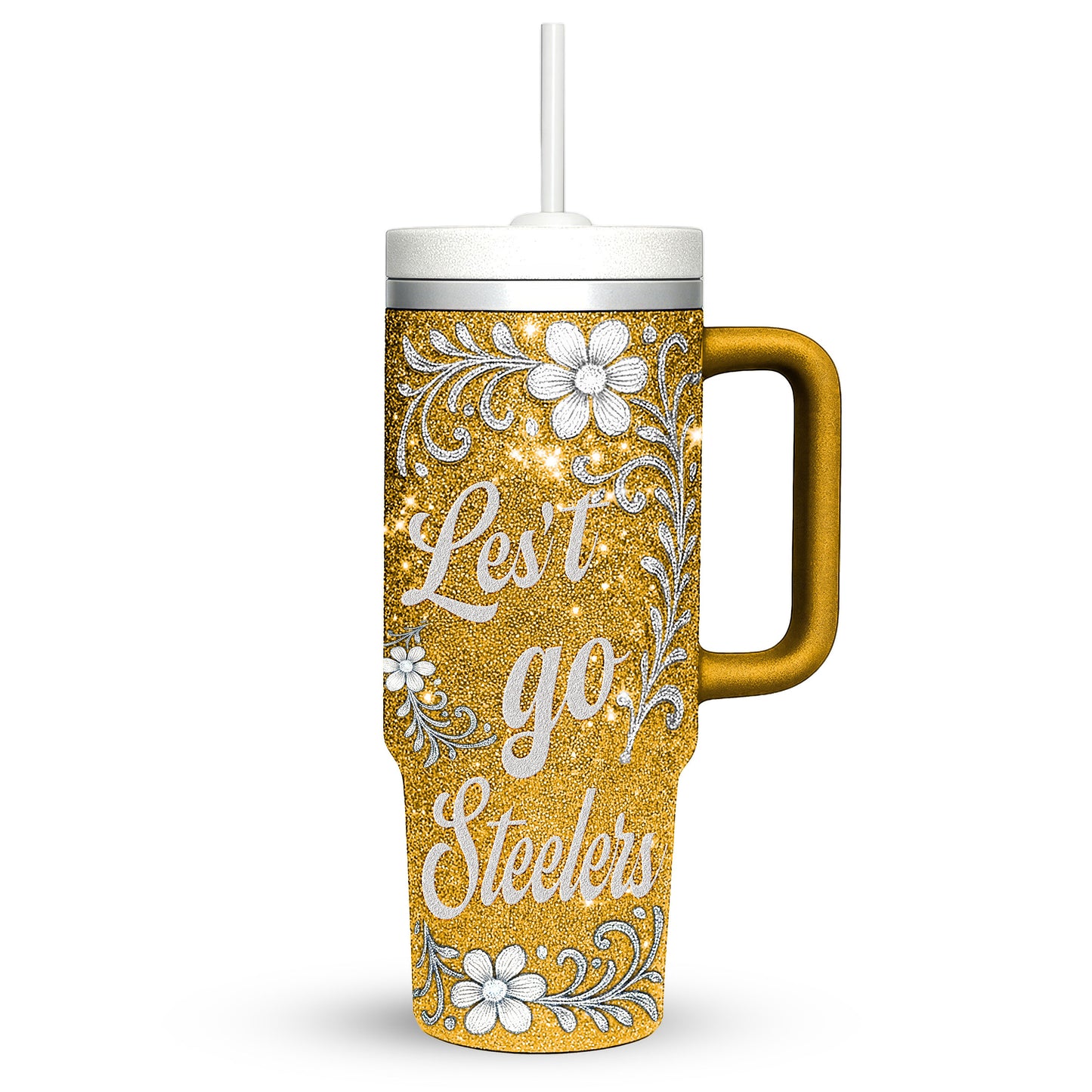 Pittsburgh Steelers Personalized This Girl Loves Her Team Premium 40oz Tumbler AZBT40OZ000219
