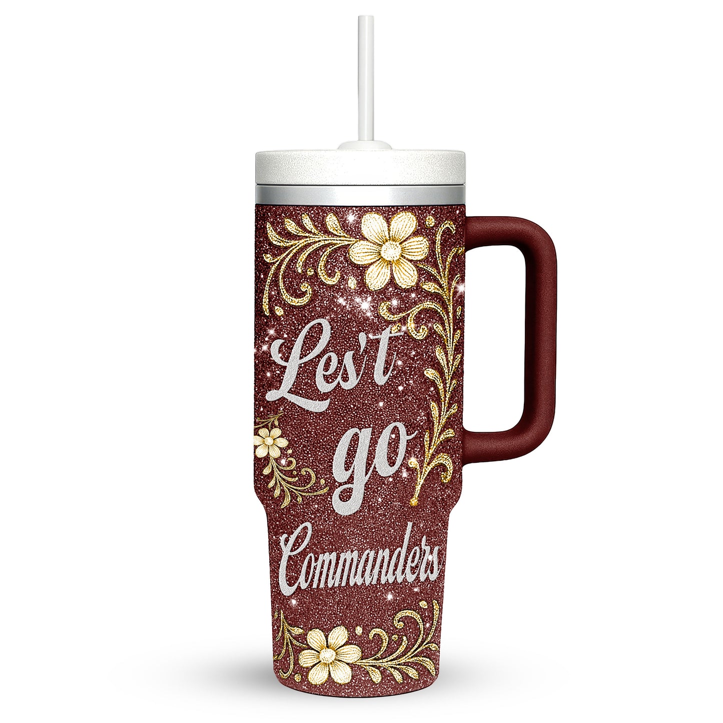 Washington Commanders Personalized This Girl Loves Her Team Premium 40oz Tumbler AZBT40OZ000224
