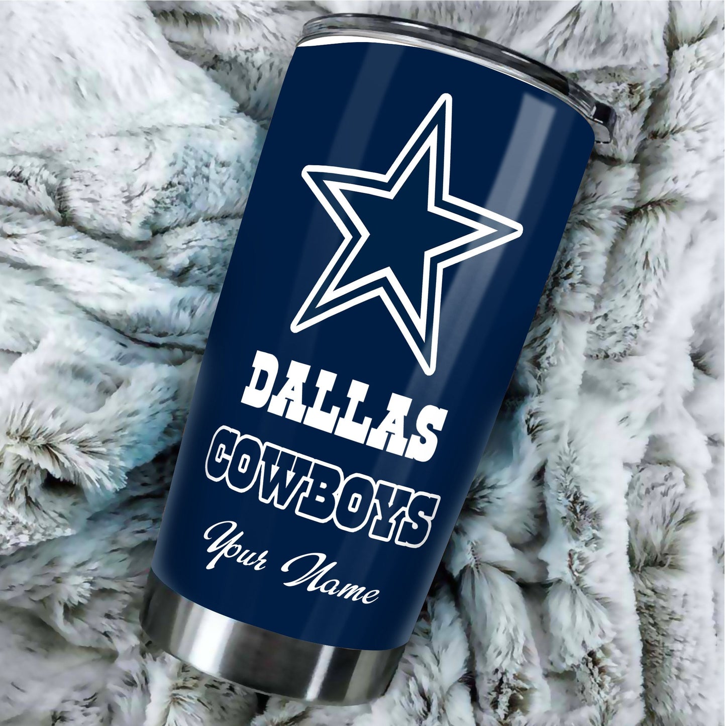 Dallas Cowboys Premium Tumbler 30oz TD Gifts For Fans AZBTTB30OZ000033