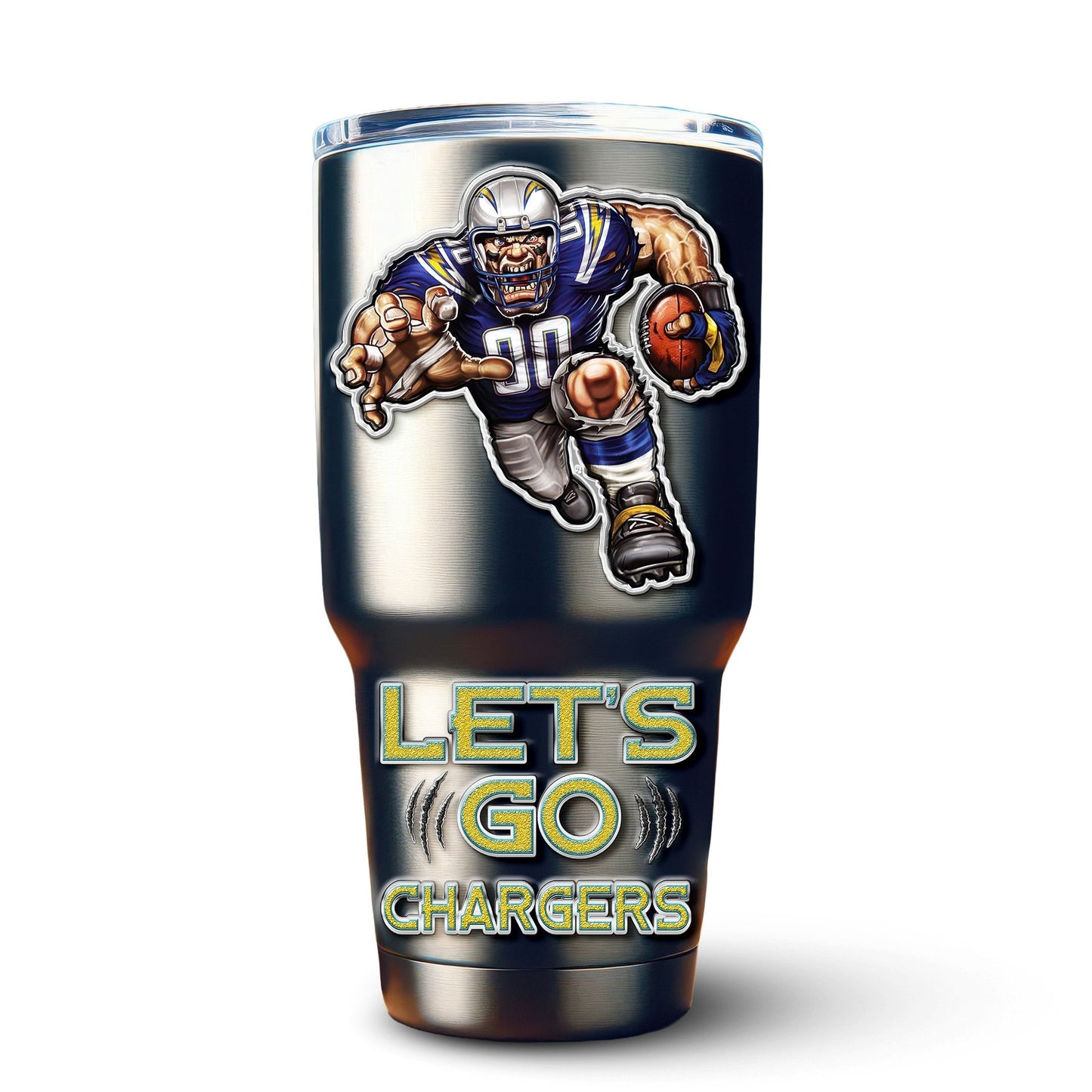 Los Angeles Chargers Premium Tumbler 30oz TD Gifts For Fans AZBTTB30OZ000037
